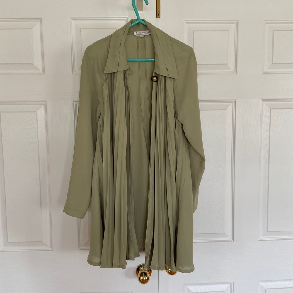 Matcha Green Long Blouse!